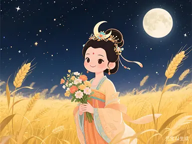 太阴星坐戌守命宫