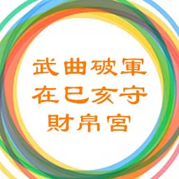 武曲破军在巳亥守财帛宫，紫微贪狼在卯酉守命宫