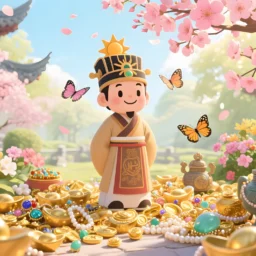 庚干之太阳化禄，增贵显荣但来财难全留，辛劳不免