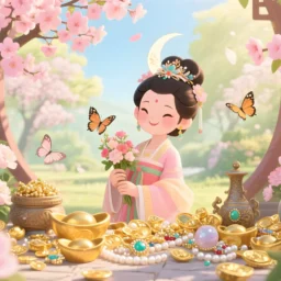 丁干之太阴化禄，财源收入顺遂，精神及物质皆称心