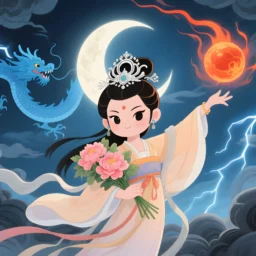 戊干之太阴化权，使太阴星主动积极、刚柔并济易成功