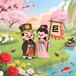 事业宫在寅申无主星，太阳巨门在对宫守夫妻宫，天机天梁在辰戌守命宫