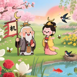 事业宫在寅申无主星，天机太阴在对宫守夫妻宫，巨门星在辰戌守命宫