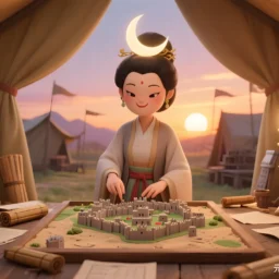 太阴星在巳亥守事业宫，命宫在丑未无主星