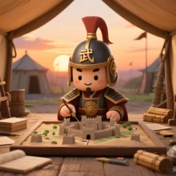 武曲星在辰戌守事业宫，廉贞天相在子午守命宫