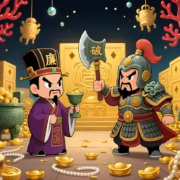 廉贞破军在卯酉守财帛宫，武曲贪狼在丑未守命宫