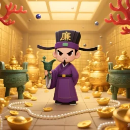 廉贞星在寅申守财帛宫，武曲天府在子午守命宫