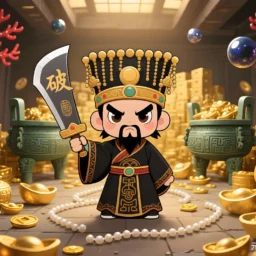 破军星在辰戌守财帛宫，贪狼星在寅申守命宫