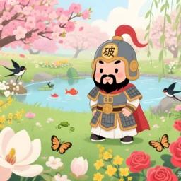 破军星在子午守夫妻宫，紫微天府坐寅申守命宫