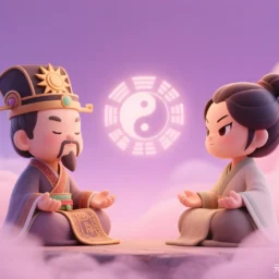 财帛宫在寅申无主星，太阳巨门在对宫守福德宫，天同太阴在子午宫守命宫