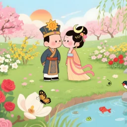 太阳太阴在丑未守夫妻宫，是非多、自私、猜忌波折