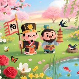 太阳天梁在卯酉守夫妻宫，天机星坐巳亥守命宫