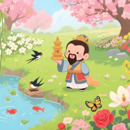 天梁星在子午守夫妻宫，命宫无主星，天机太阴坐寅申守迁移宫