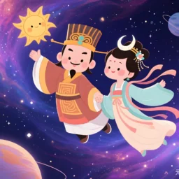 命宫在未宫无主星，太阳太阴在丑宫守迁移宫