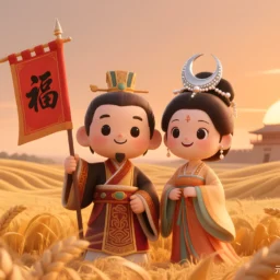 天同太阴在子午守命宫，福禄兼得，注意感情纠纷