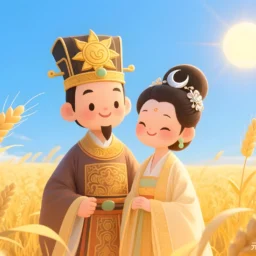 太阳太阴在未宫守命宫，谨慎保守，适合稳定工作