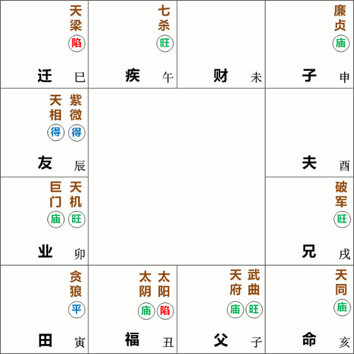 天同星在亥宫守命